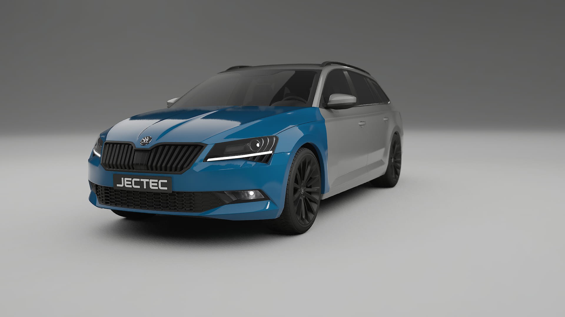 Škoda Superb B8 Fényezésvédő Fólia | CrystalGuard Átlátszó TPU PPF Első Védő Készlet